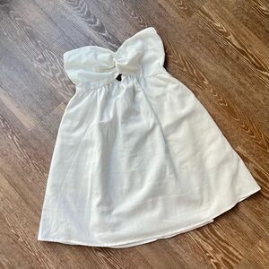 SHEIN White Strapless Dress